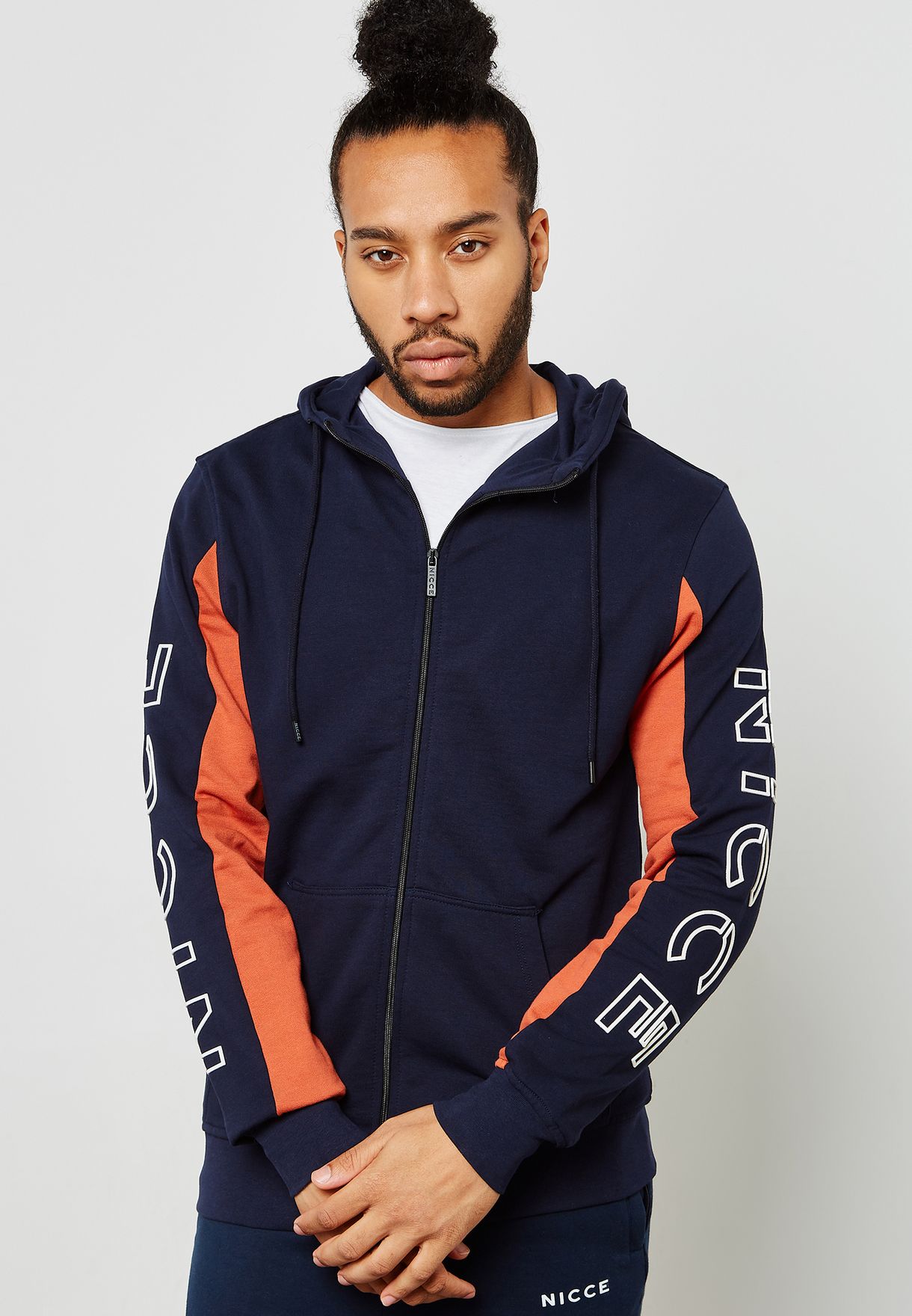 nicce zip up hoodie