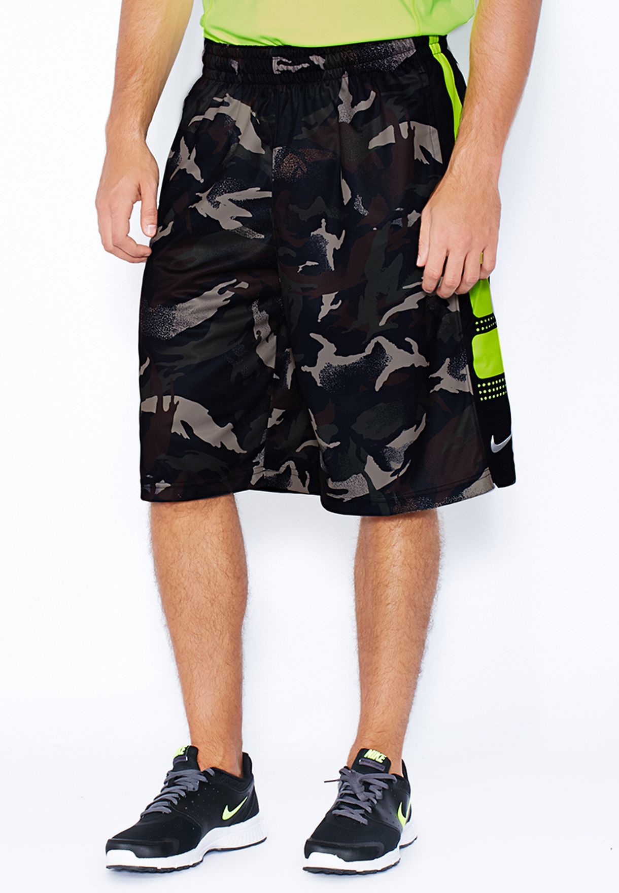 Nike prints Elite Stripe Camo Shorts 