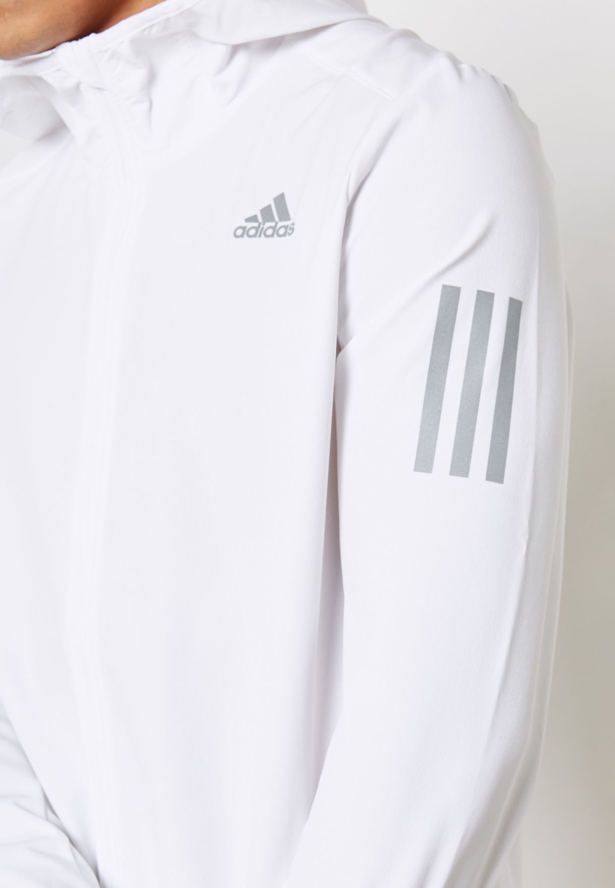adidas jacket with reflective stripes