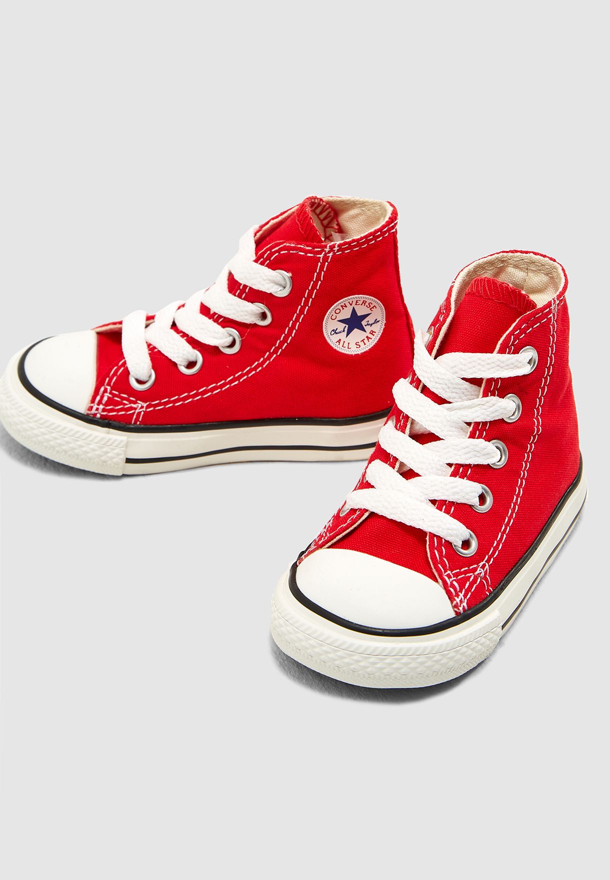 infant red chuck taylors