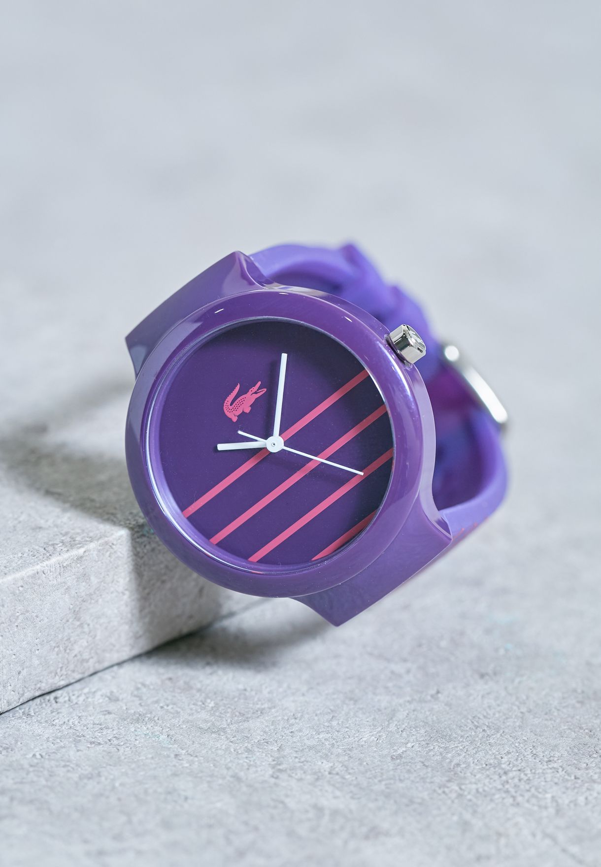 lacoste purple watch