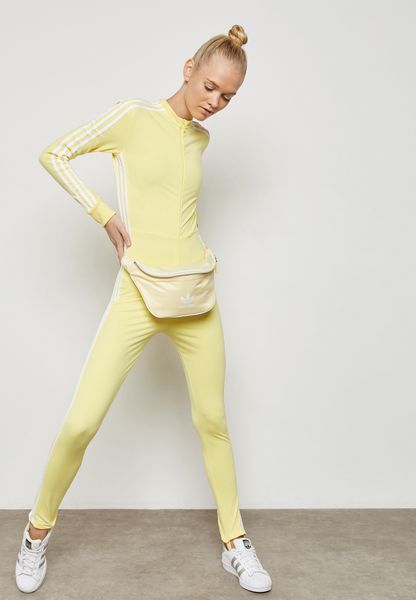 adidas jumpsuit yellow