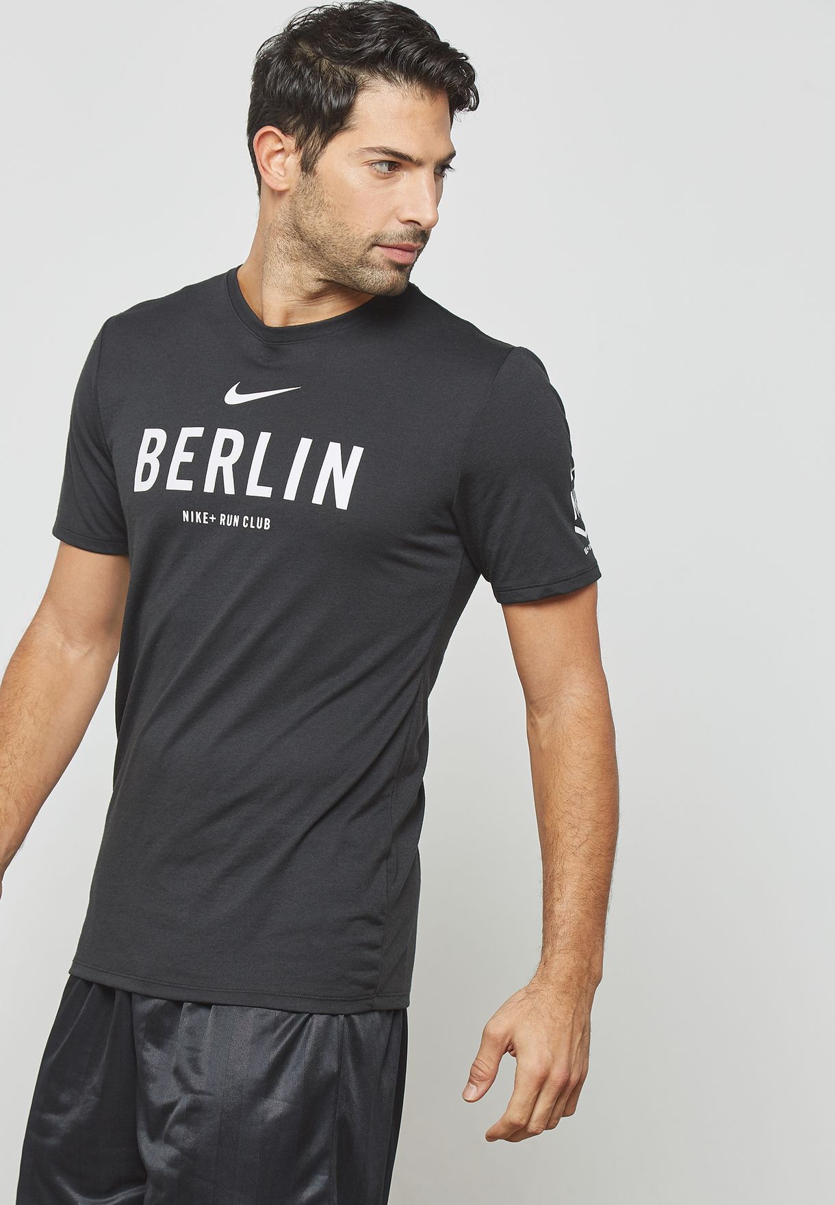 Buy Nike black Dri-FIT Berlin Run Club 
