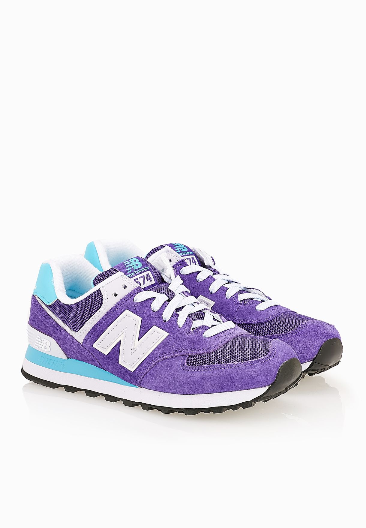 new balance wl574 dames purper