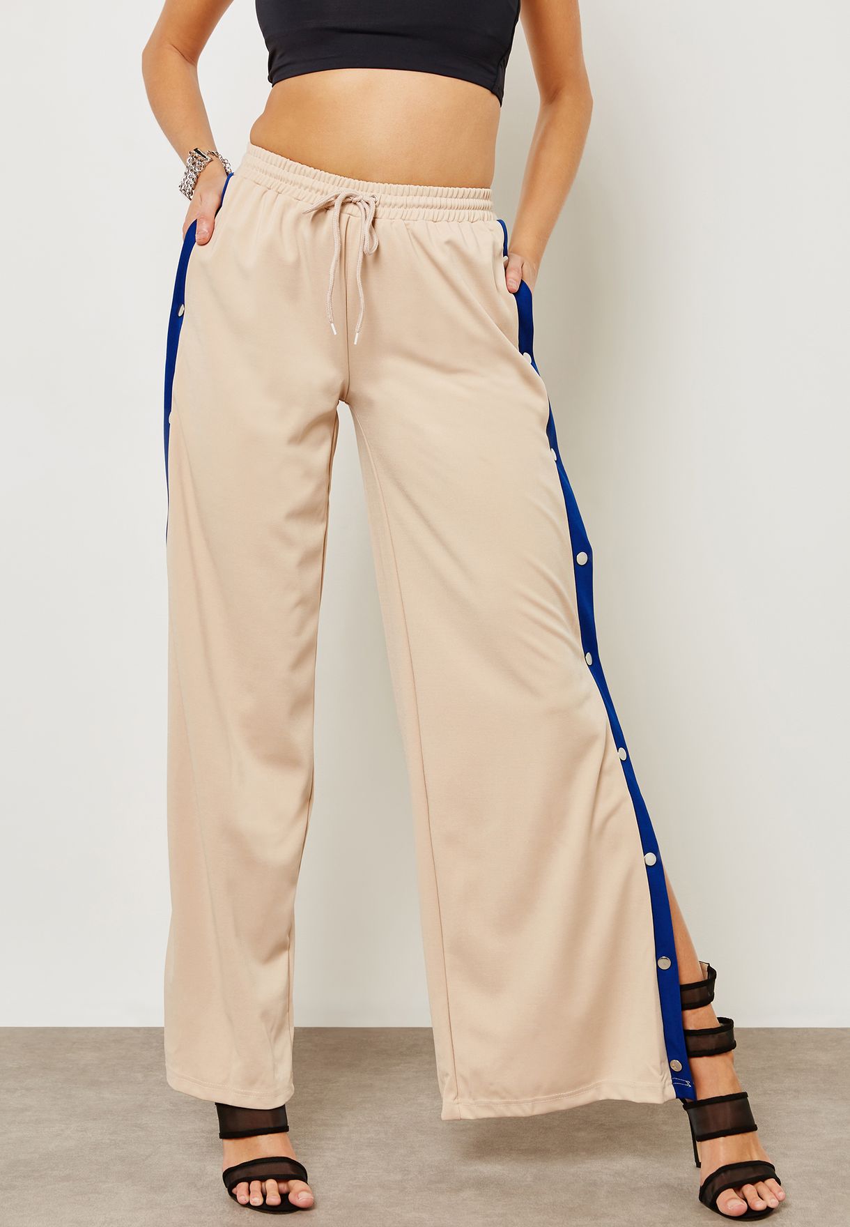 wide leg jogger pants