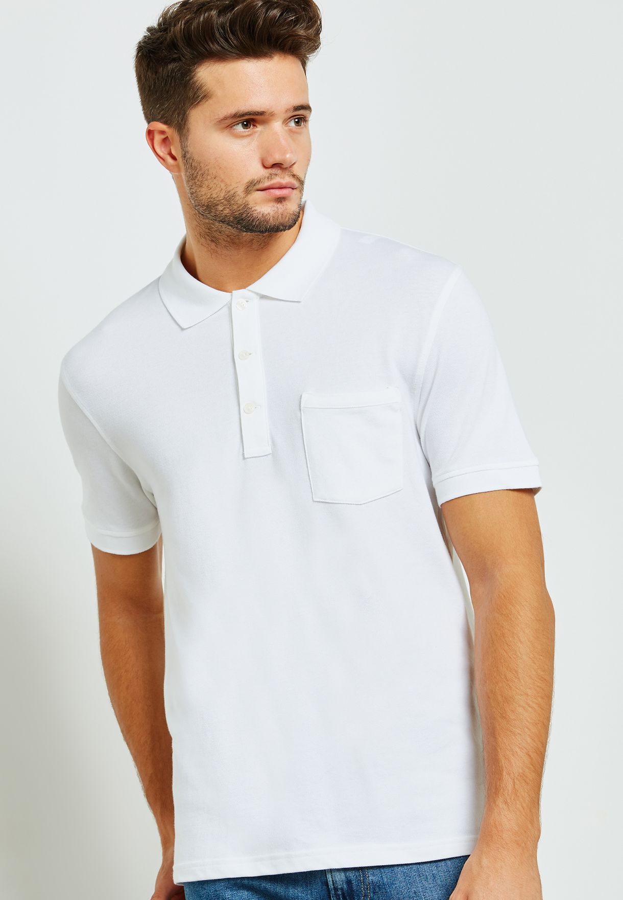 j crew white polo