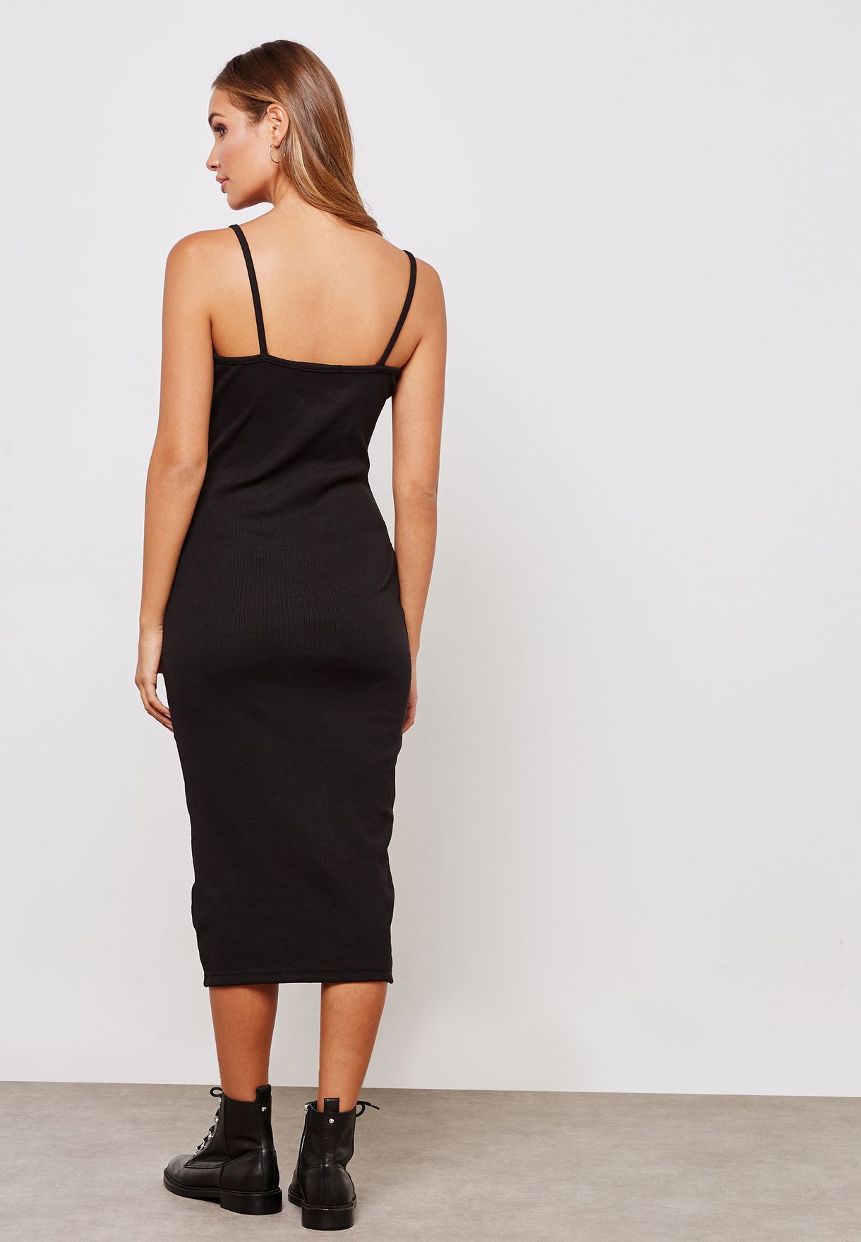 topshop popper midi dress