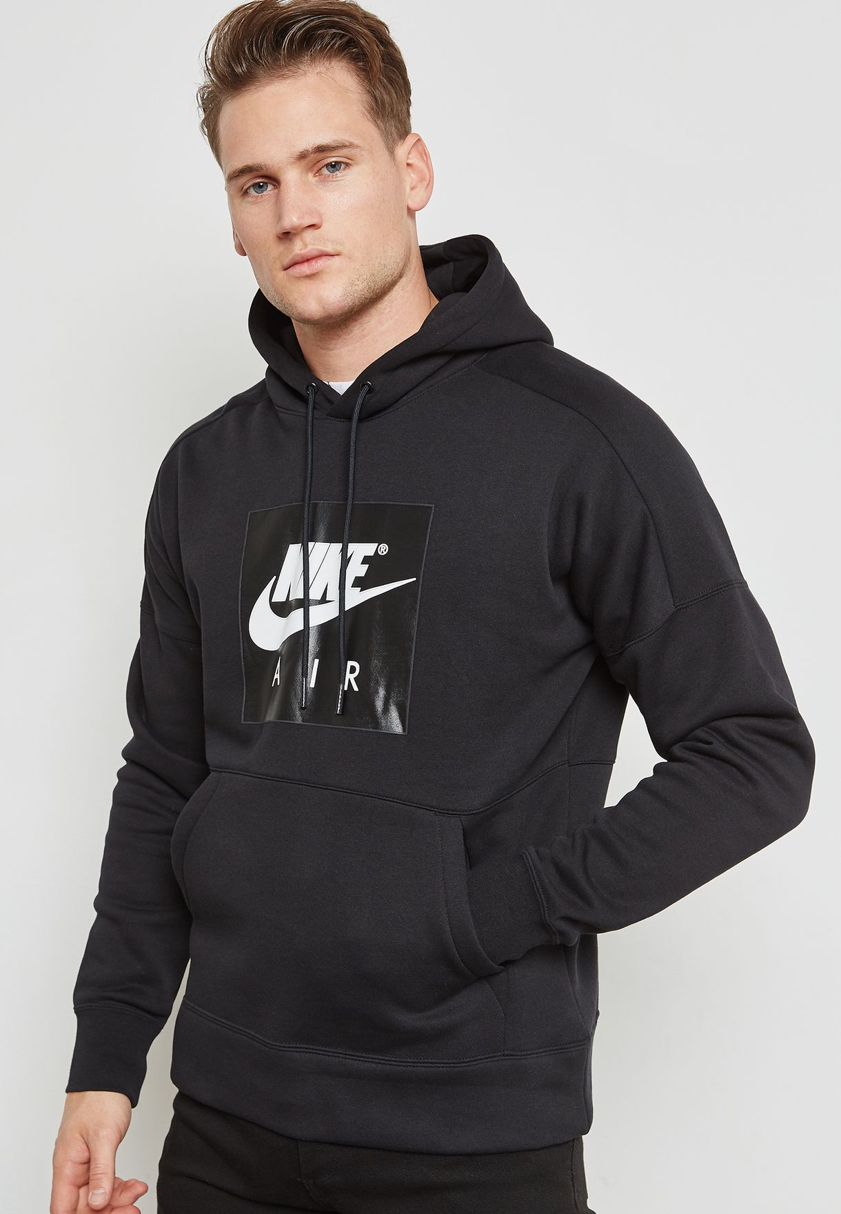 Buy Nike black Air Fleece Hoodie for 