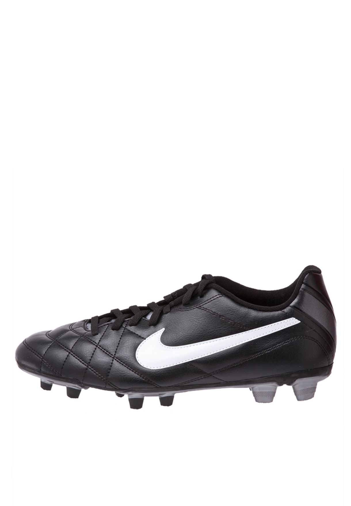 Shop Nike Black Tiempo Rio Fg Football 509038 010 For Men In