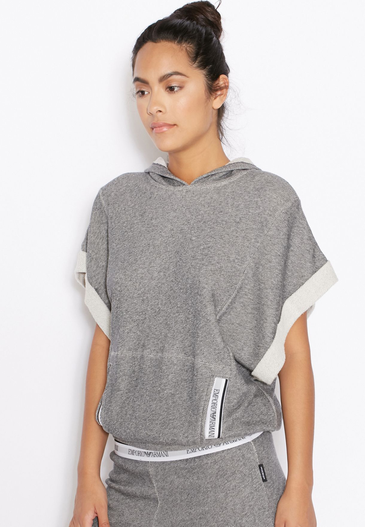 half sleeve sweatshirt