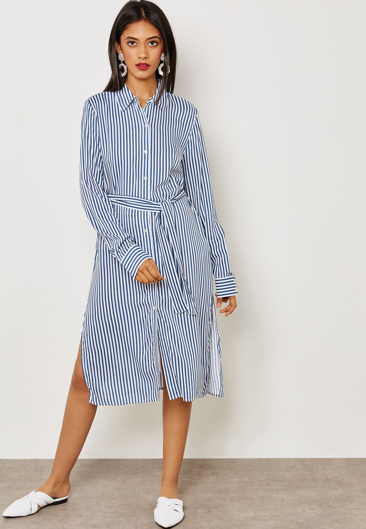 forever 21 white shirt dress