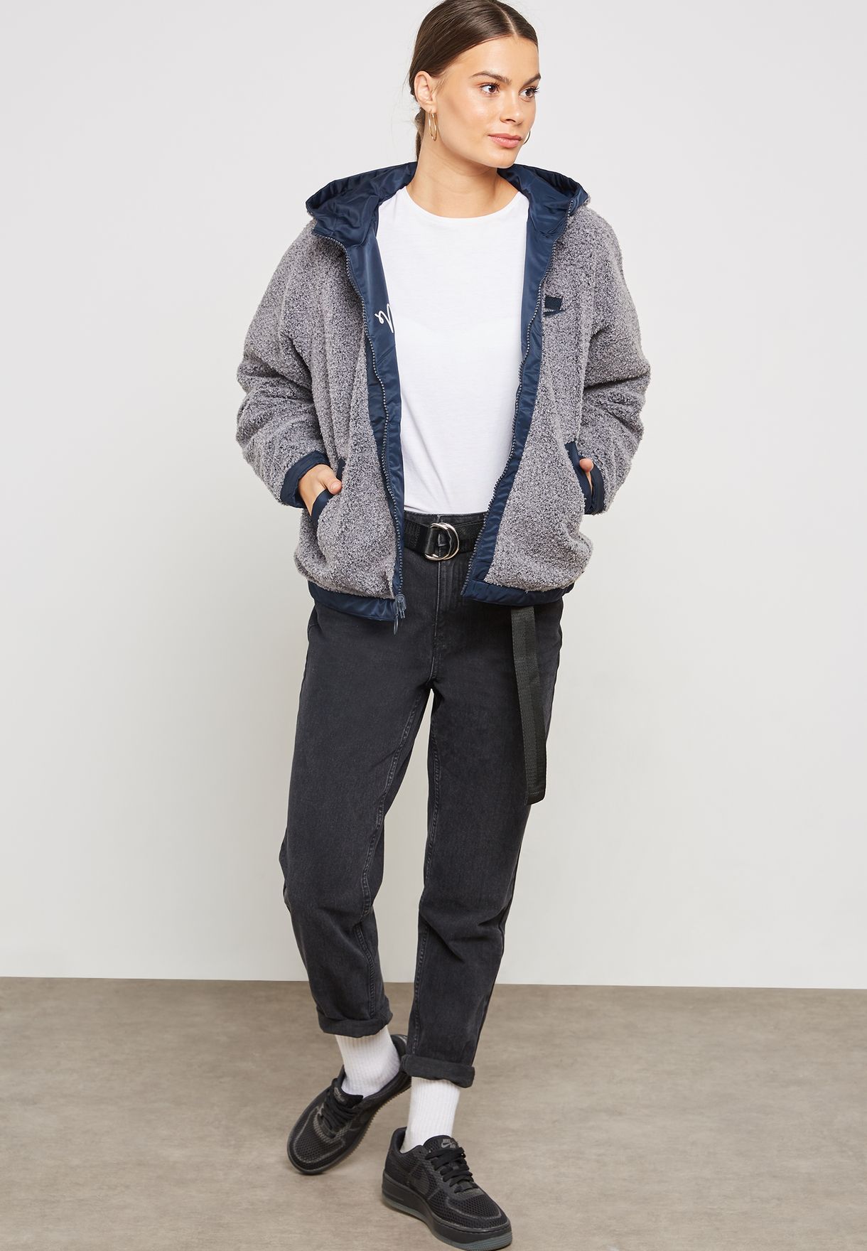 nike sportswear nsw sherpa women's reversible jacket