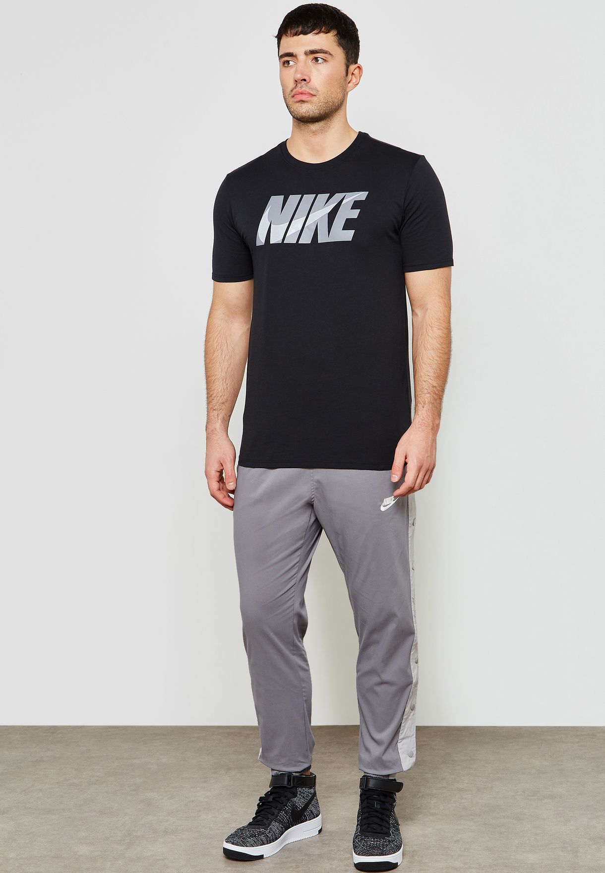 Nike grey Air Force 1 Woven Sweatpants 