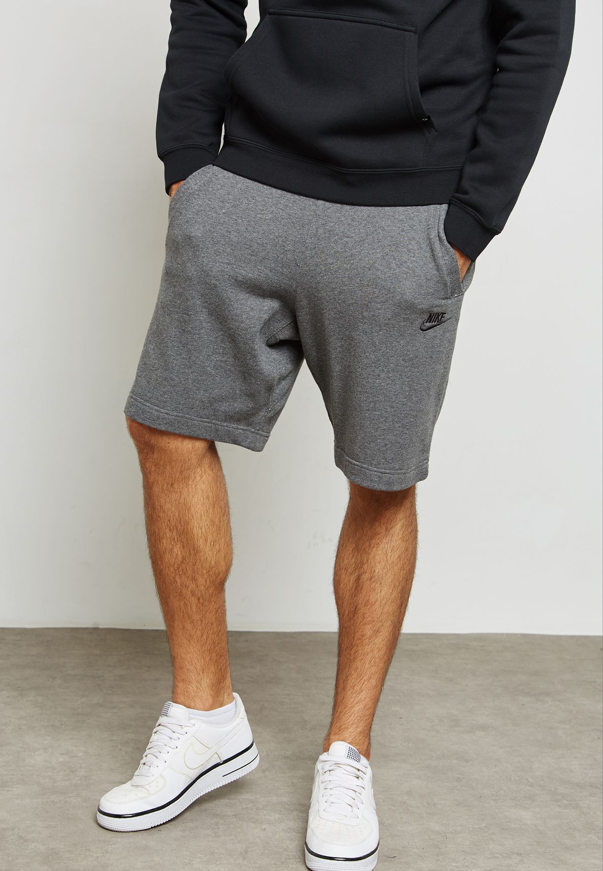 Buy Nike grey AF1 Shorts for Men in 