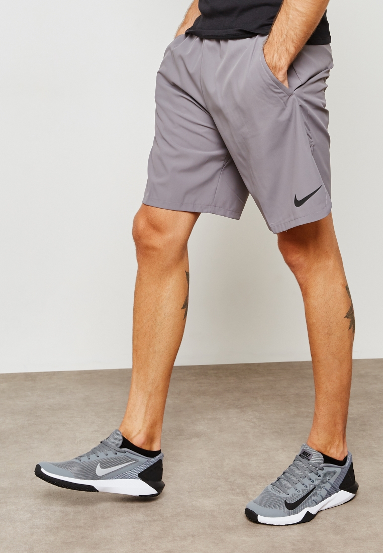 Buy Nike grey Flex Woven Shorts for Men in MENA,