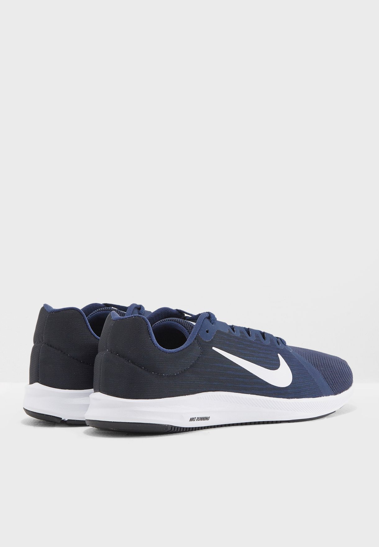 nike men's downshifter 8 navy blue running shoes