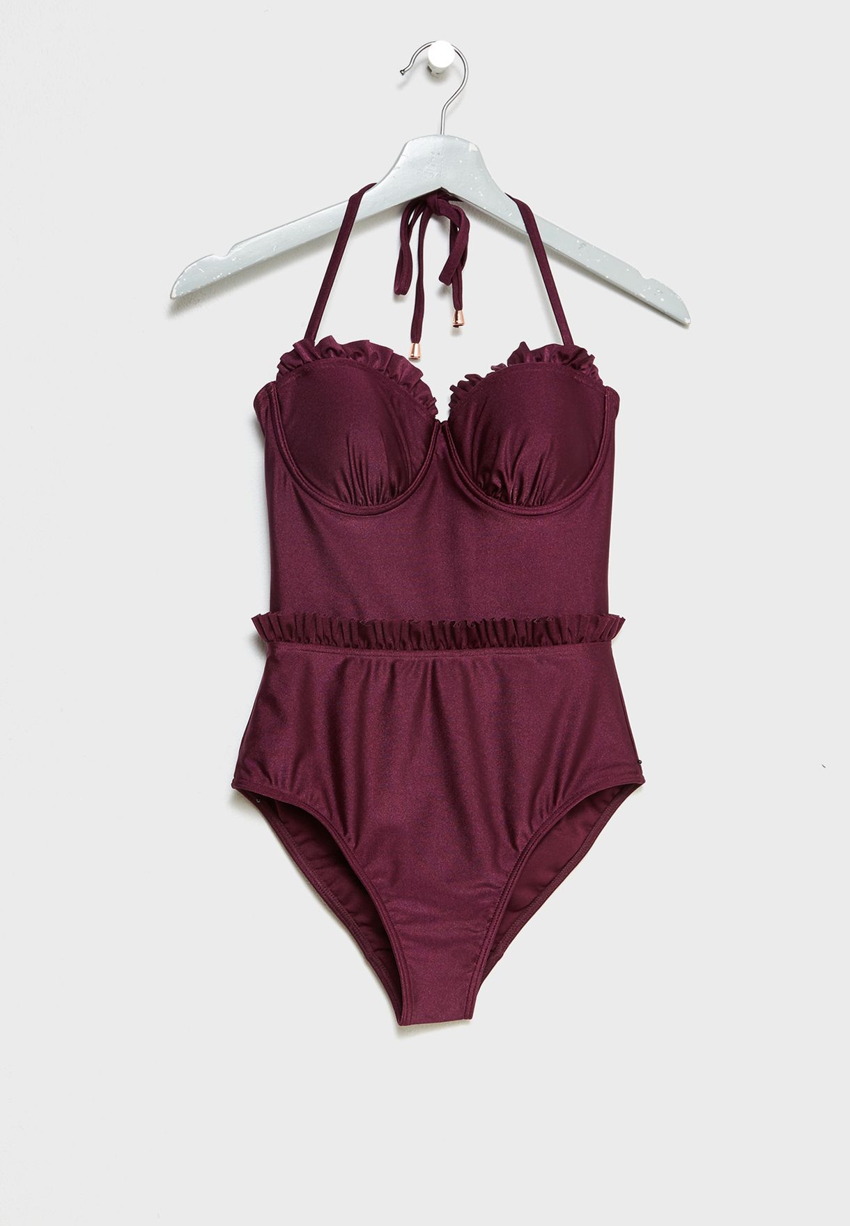 ted baker ruffle swimsuit