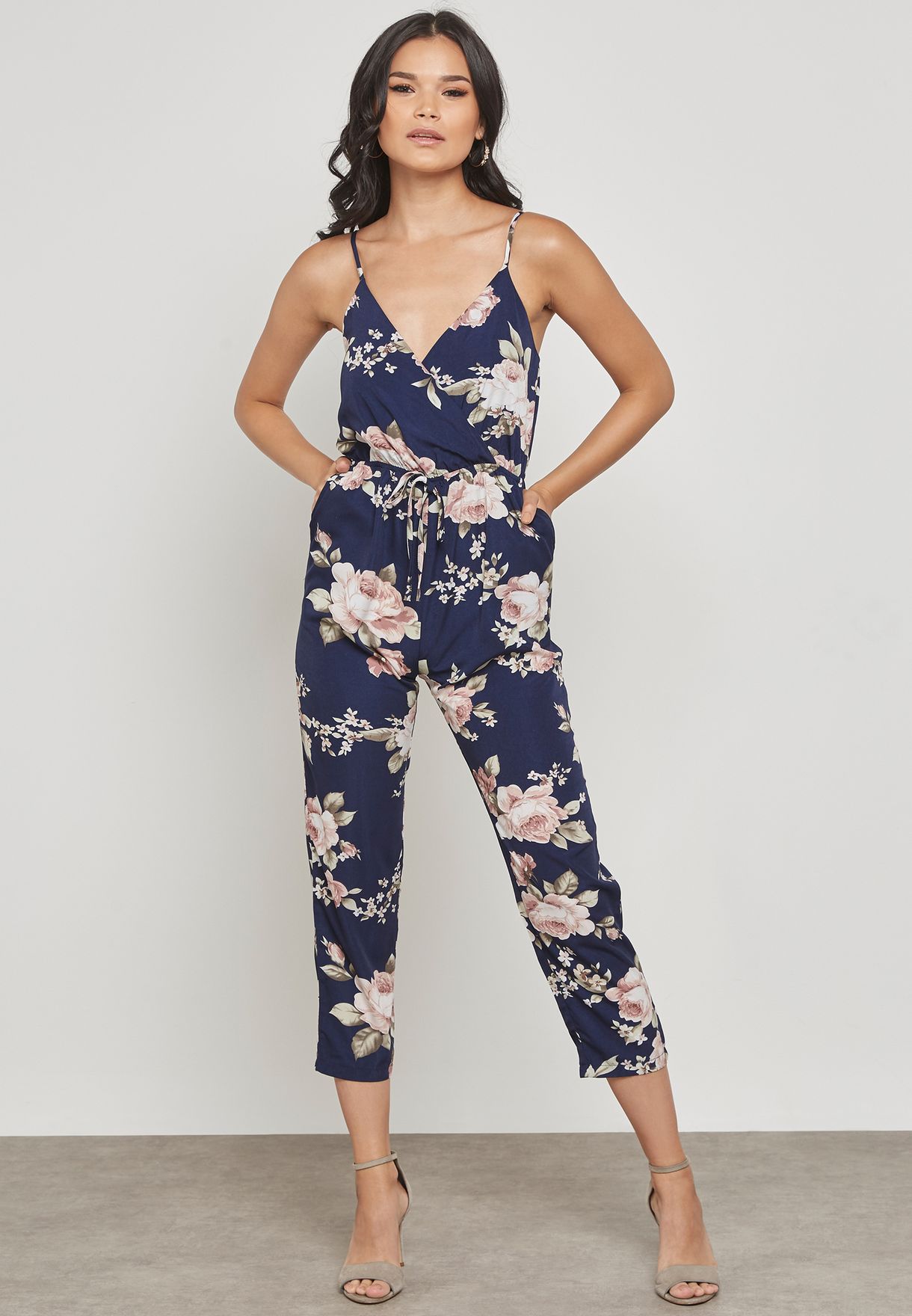 Buy Mela London prints Floral Jumpsuit ...