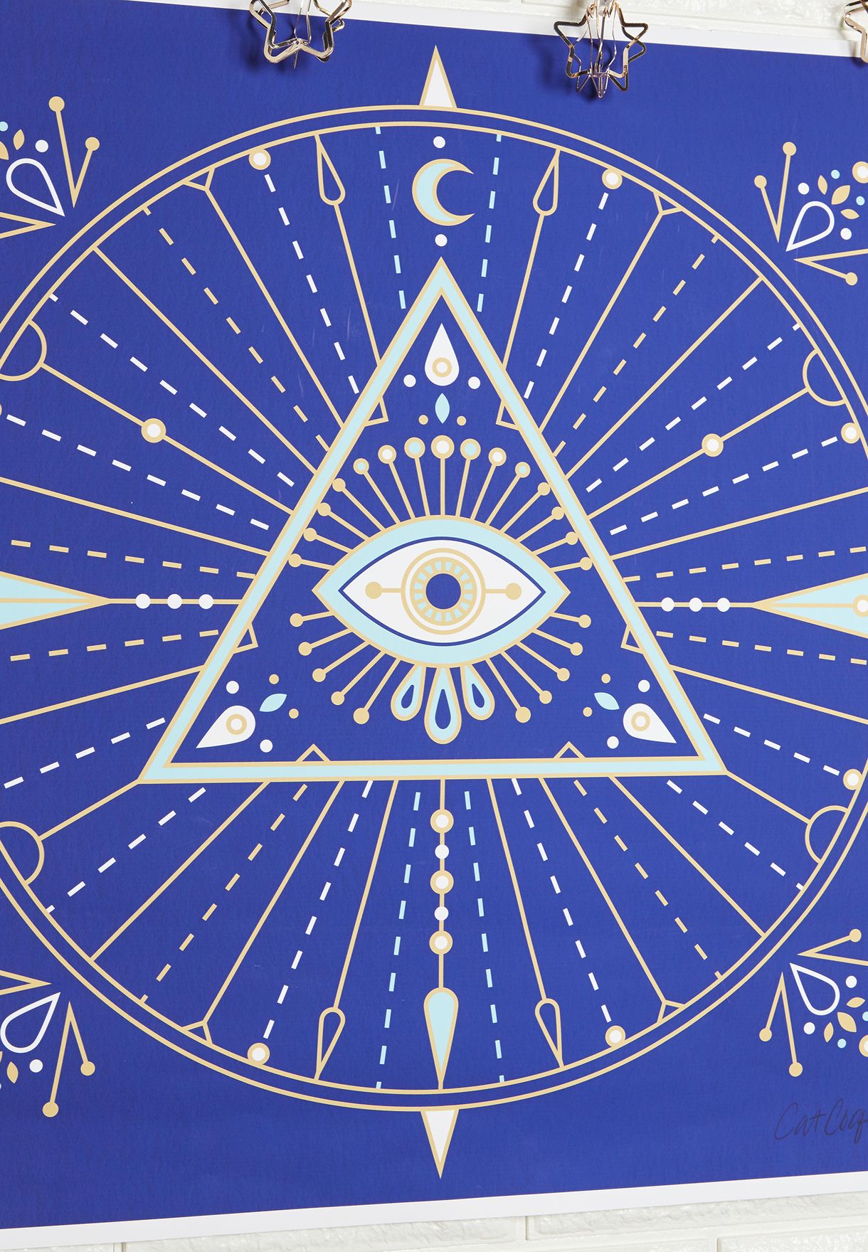 Evil Eye Mandala Art Print