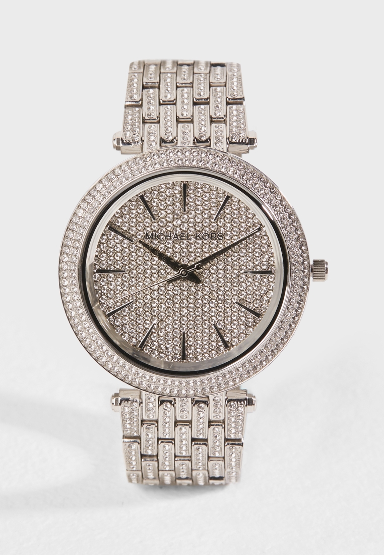 Ladies  Womens Channing Silver Diamond Stainless Steel Michael Kors  Designer Watch MK6089 from Real Designer Watch Company