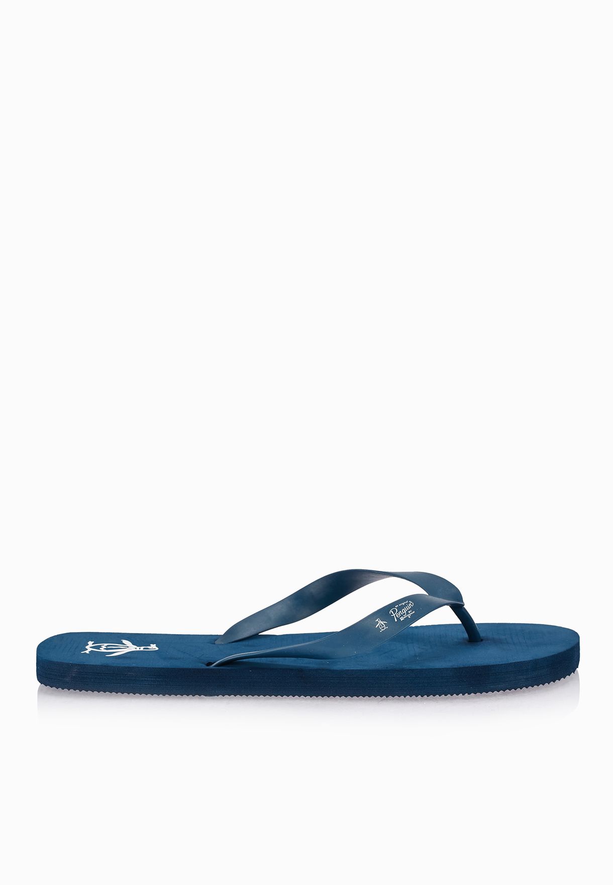 mens penguin flip flops