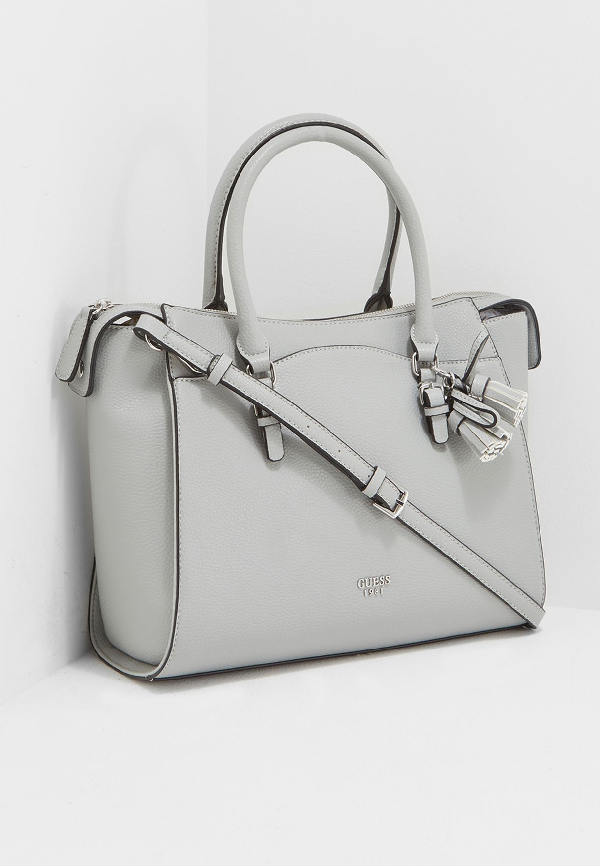 guess gray bag