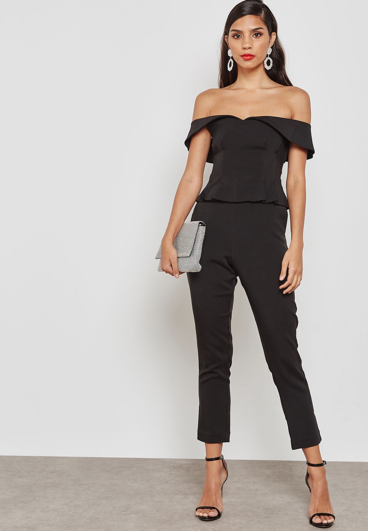 lavish alice black jumpsuit