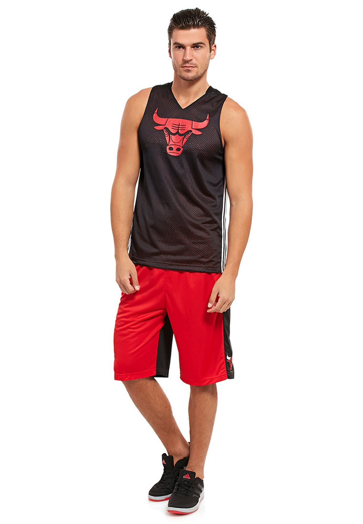 adidas red NBA Shorts for Men Worldwide