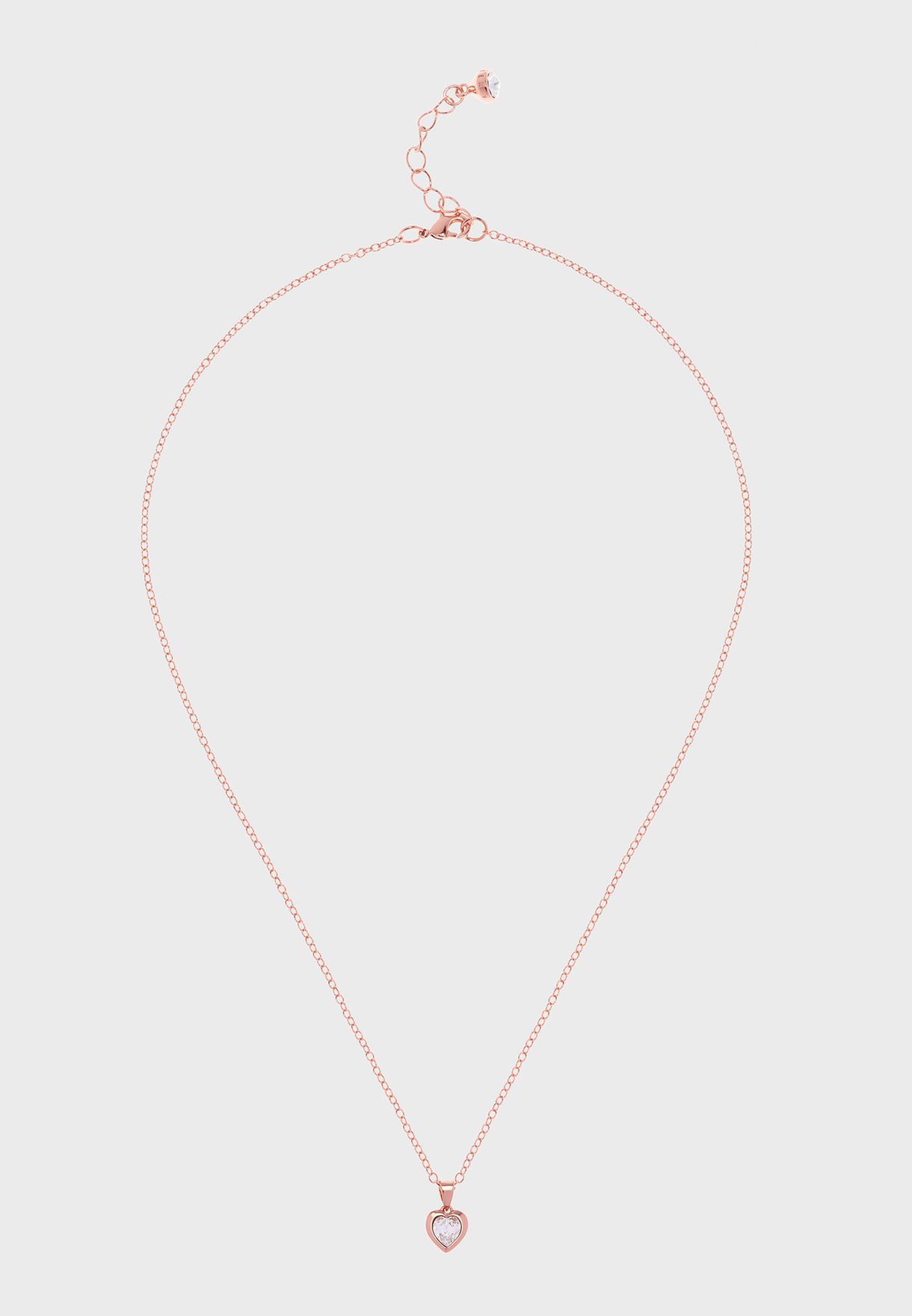 Hannela Crystal Heart Pendant Necklace