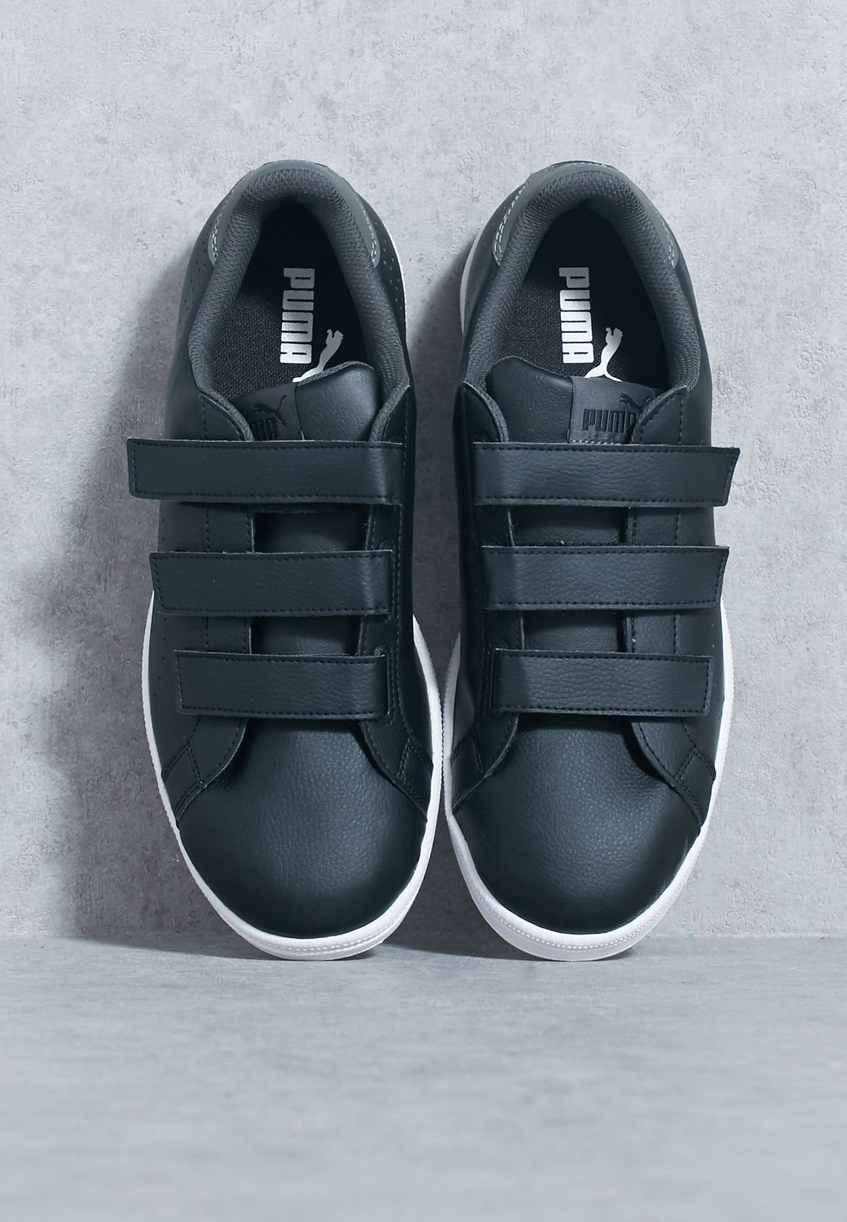 puma smash velcro black