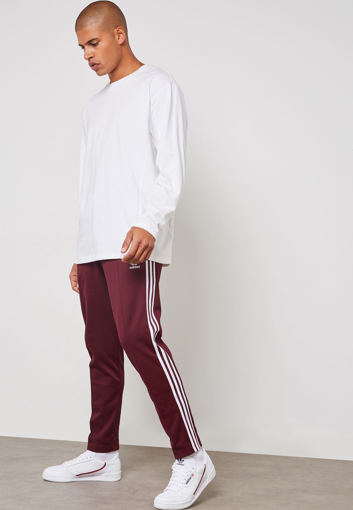 Buy adidas Originals red Adicolor Beckenbauer Sweatpants for Men in Muscat,  other cities | DH5825