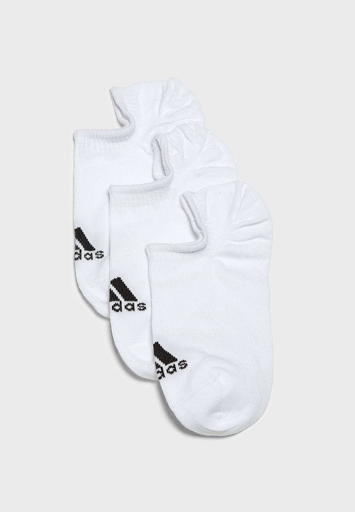 Buy adidas white 3 Pack Performance Invisible Socks for Women in MENA,  Worldwide | CF3390