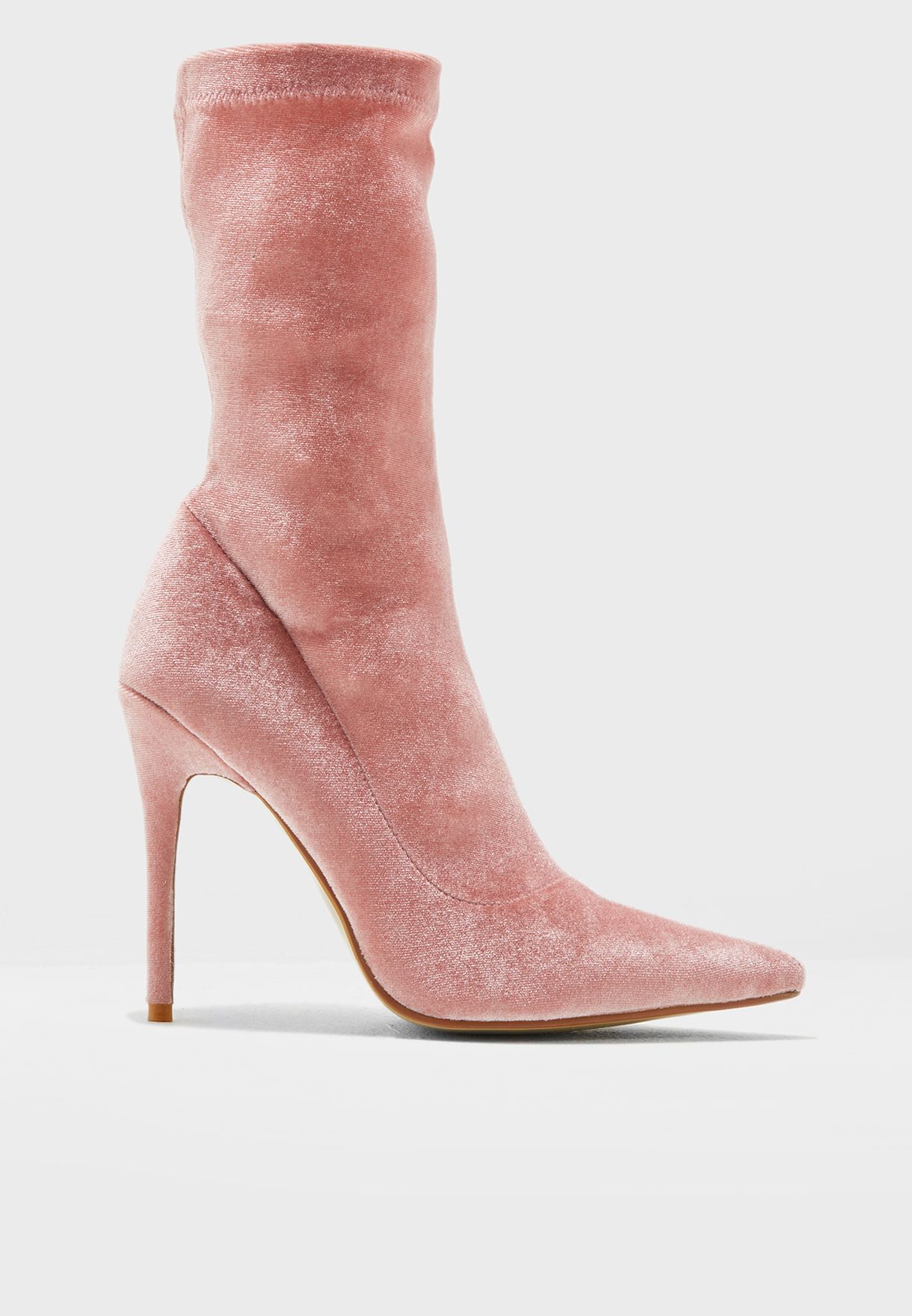 public desire pink ankle boots