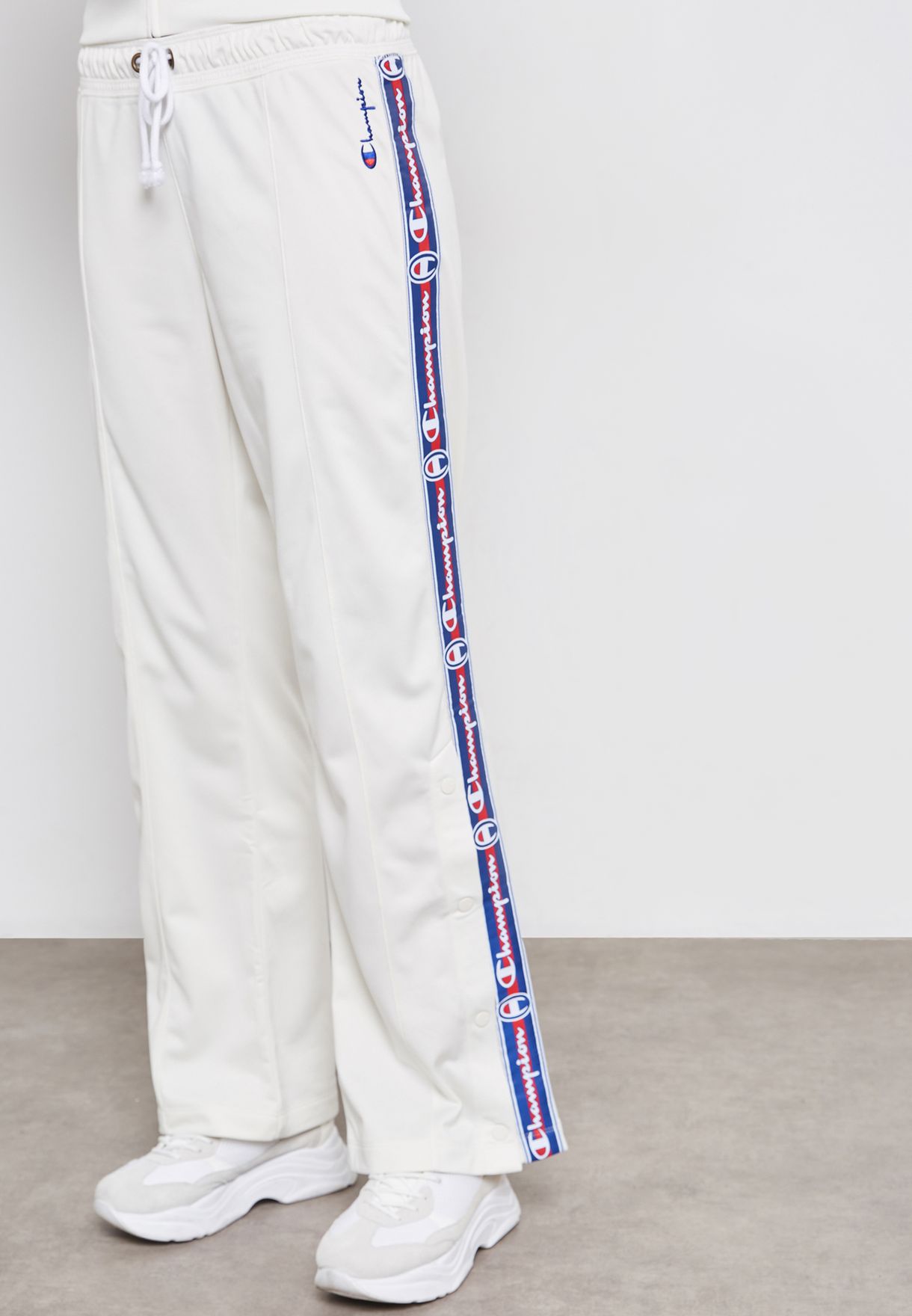 Buy Champion white Tapered Track Pants 