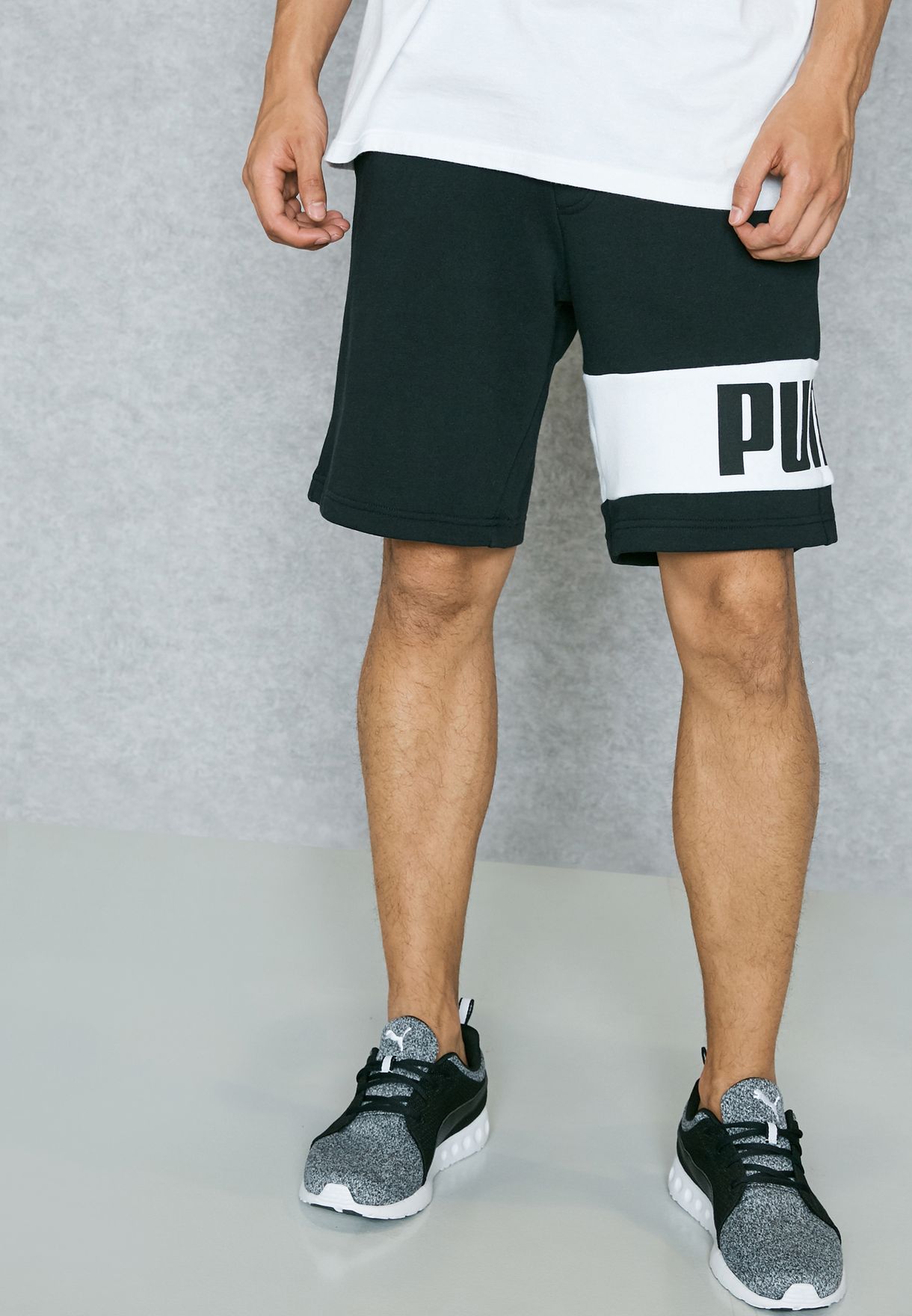 puma rebel sweat shorts