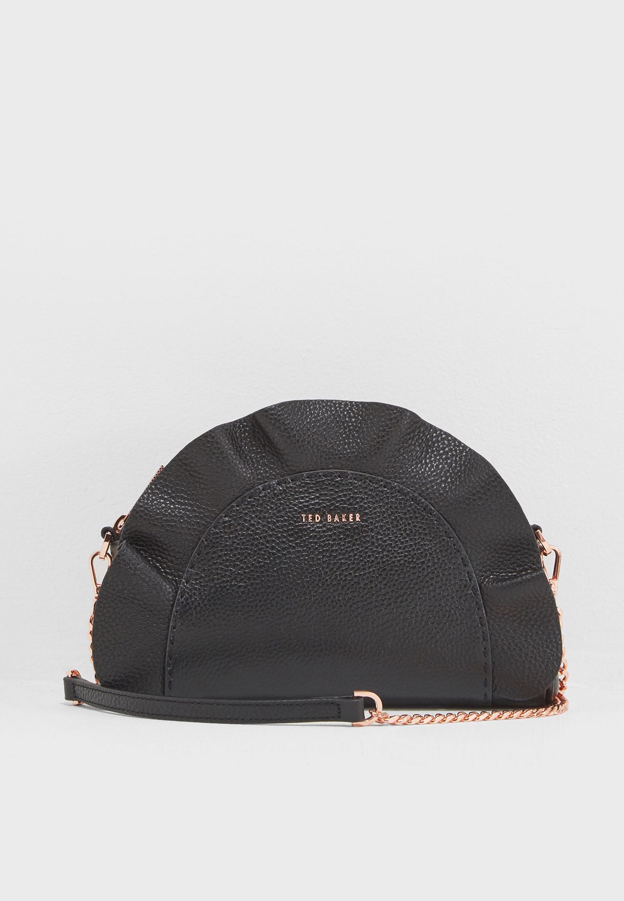 ted baker black ruffle bag