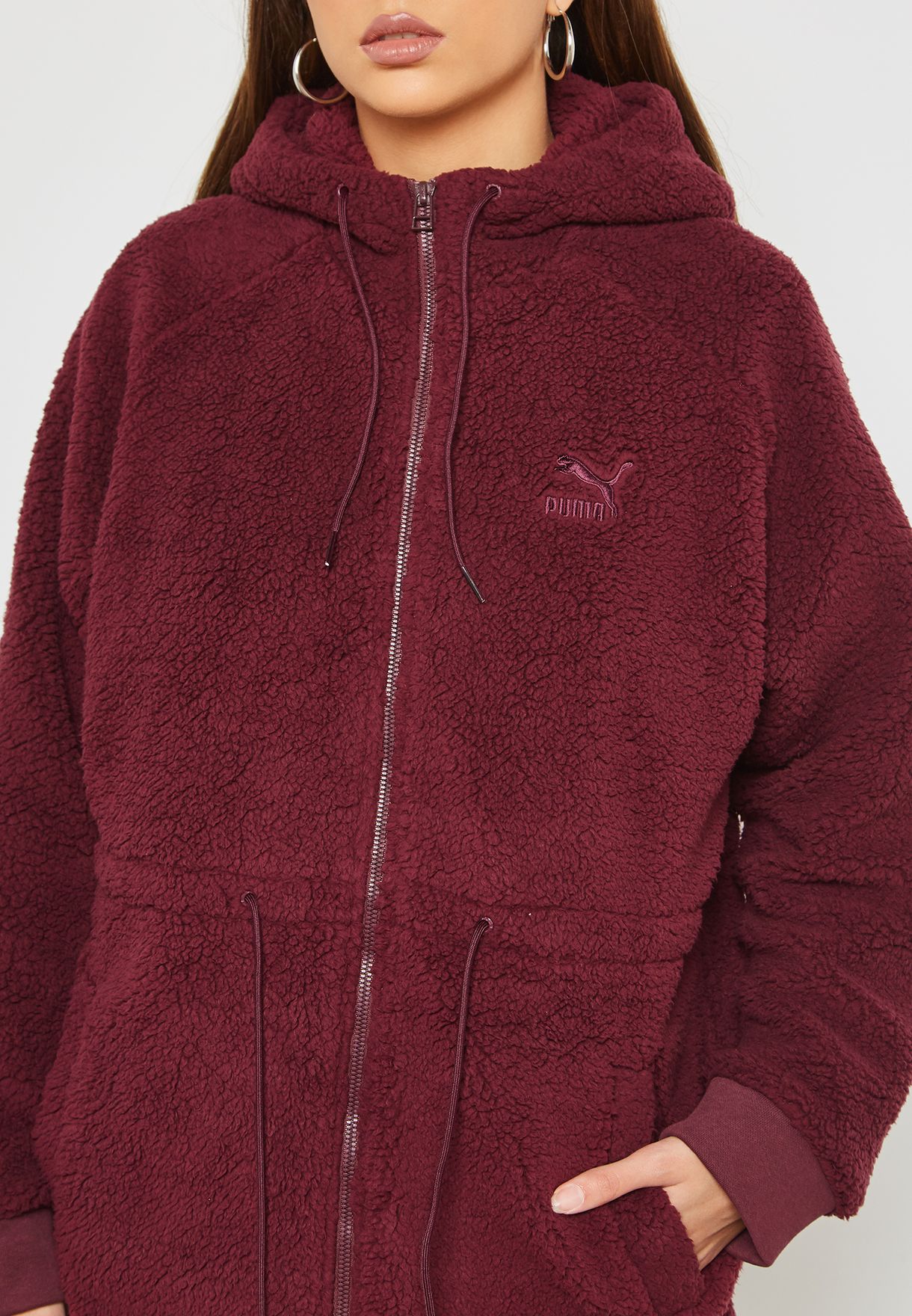 puma winterized zip up hoodie