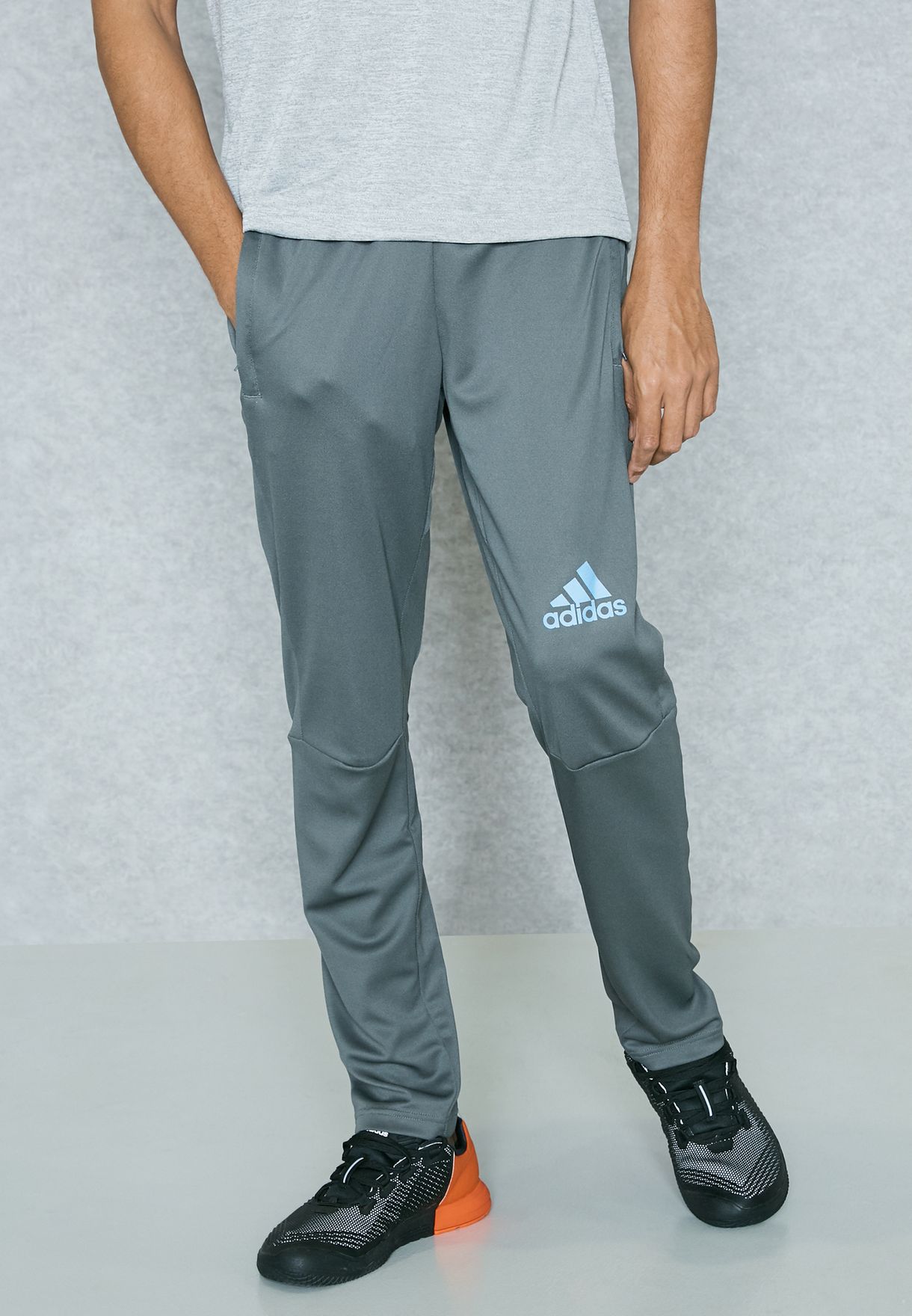Buy adidas grey Workout Sweatpants for Men in MENA, Worldwide