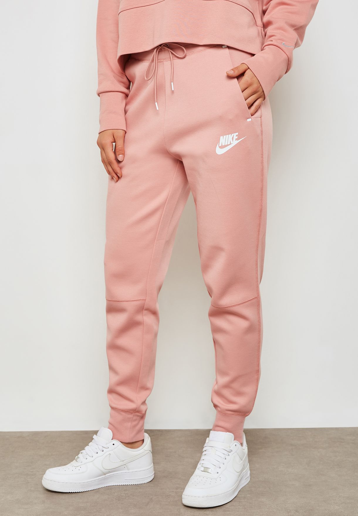 Buy Nike pink Tech Fleece Sweatpants 