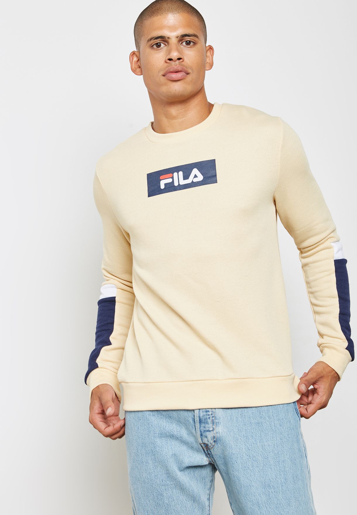 fila sweatshirt beige