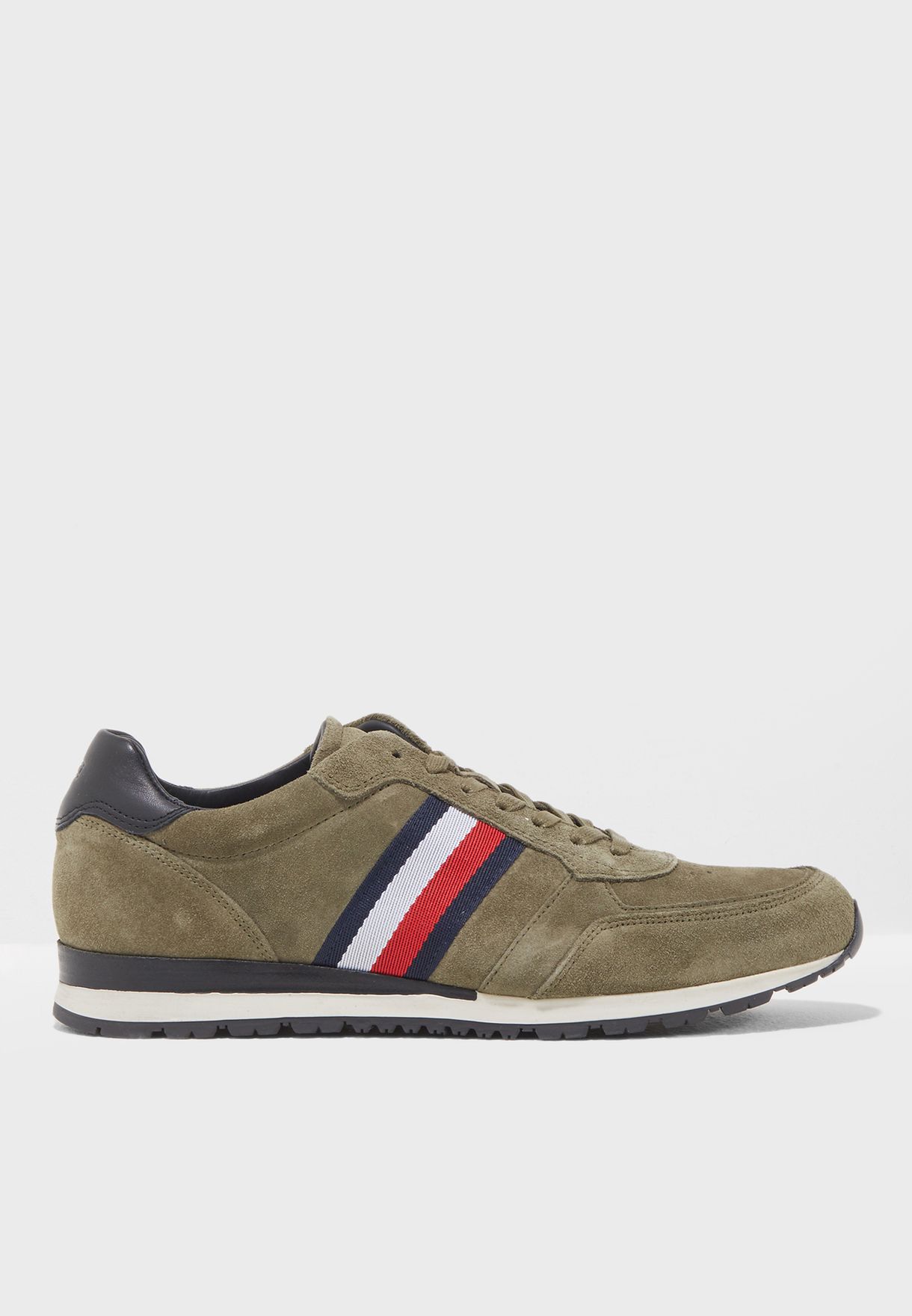 tommy hilfiger suede sneakers