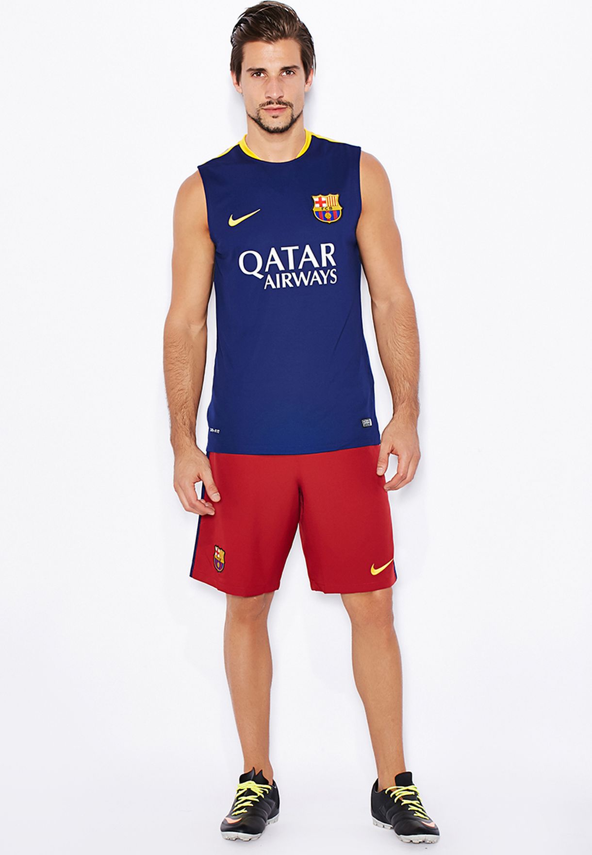 Medisch wangedrag arm kogel Buy Nike blue FC Barcelona Flash Training Vest for Men in MENA, Worldwide