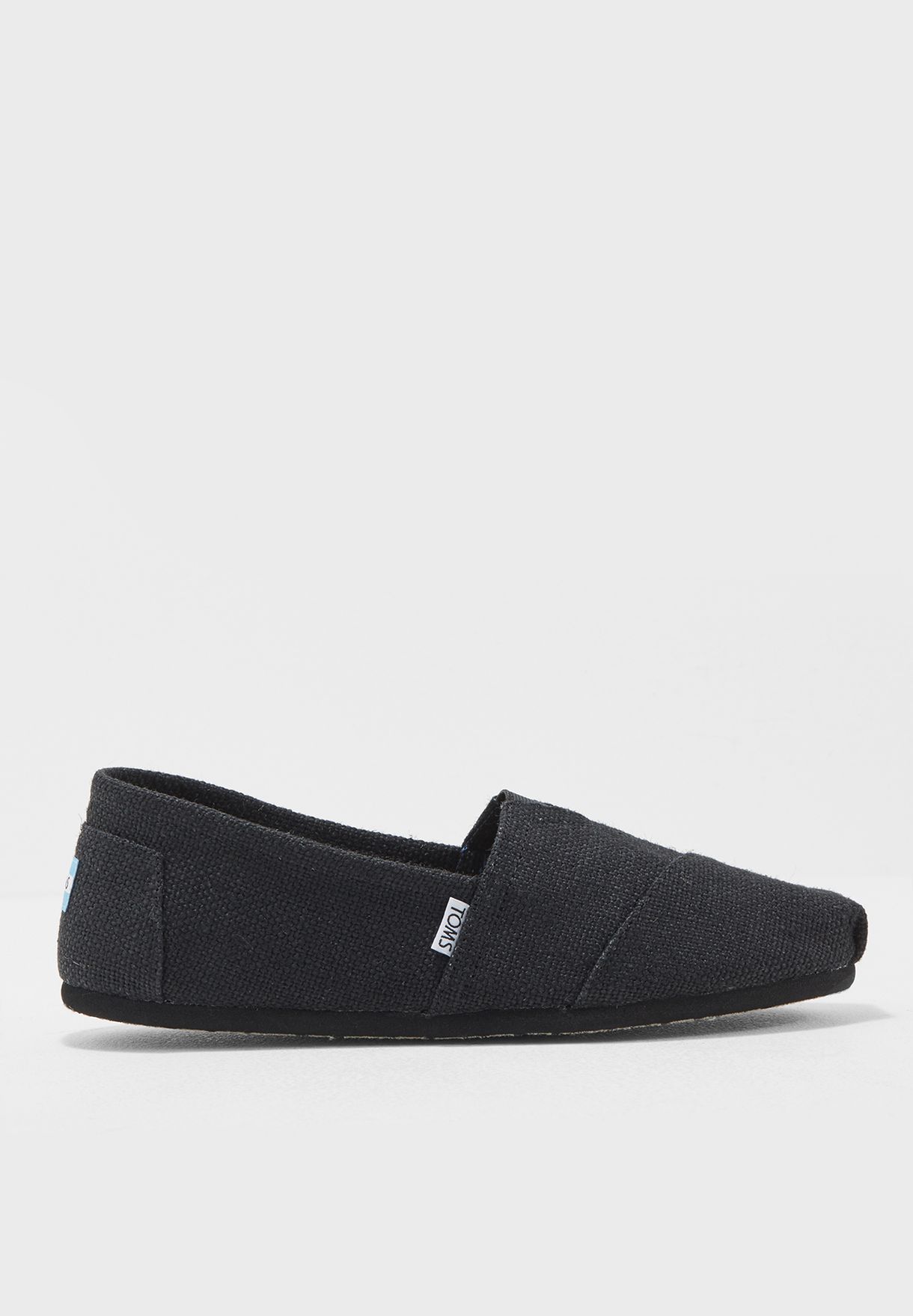 black burlap toms
