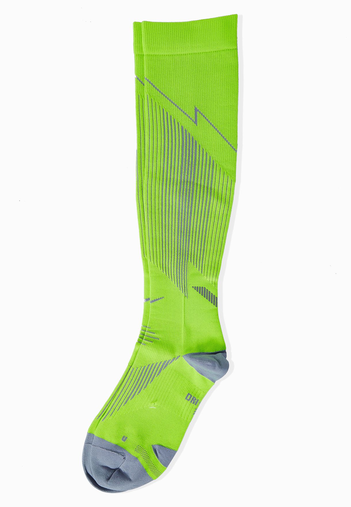 neon green nike socks