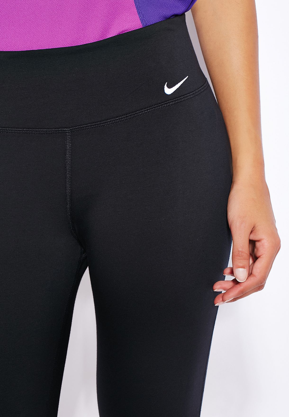 nike legend dri fit cotton blend capri leggings