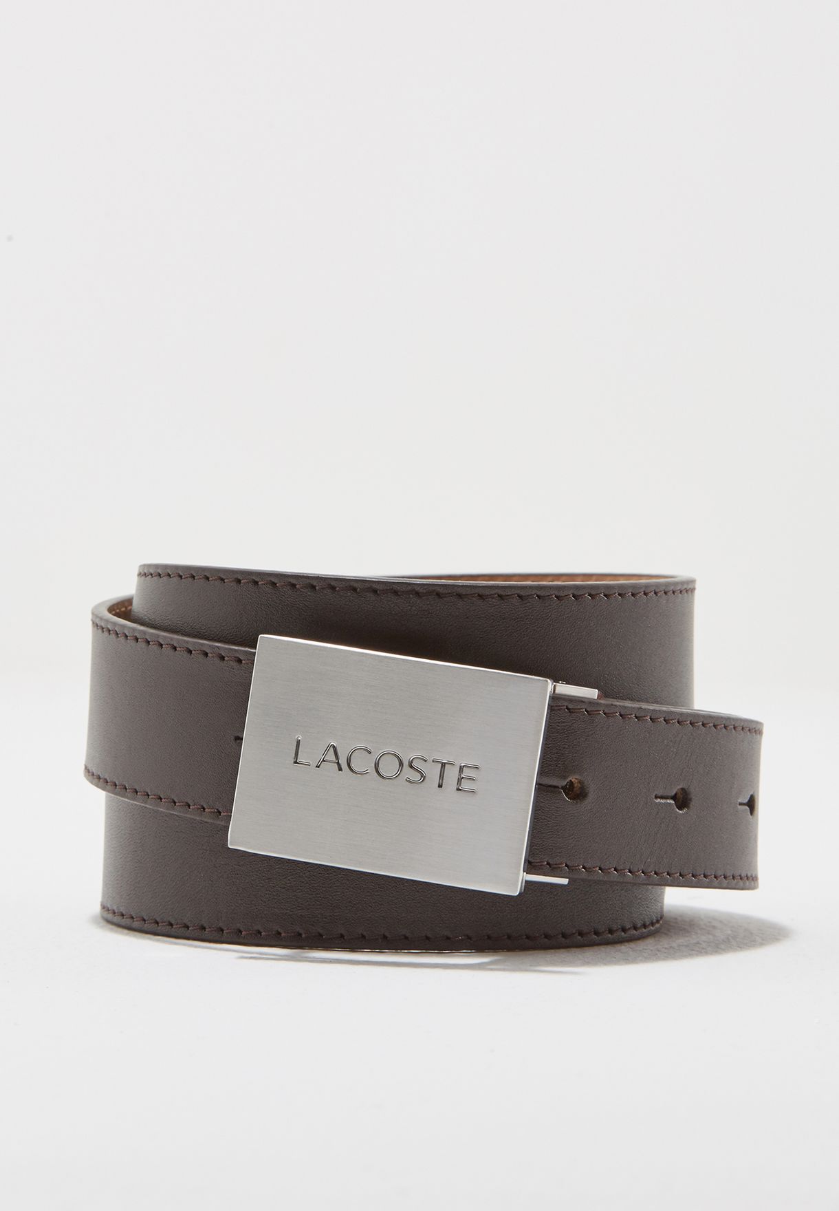 lacoste brown belt