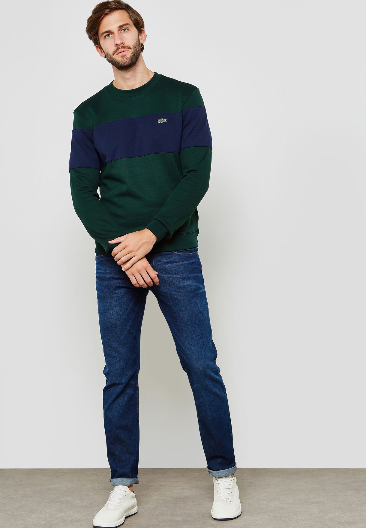 Lacoste multicolor Panelled Sweatshirt 