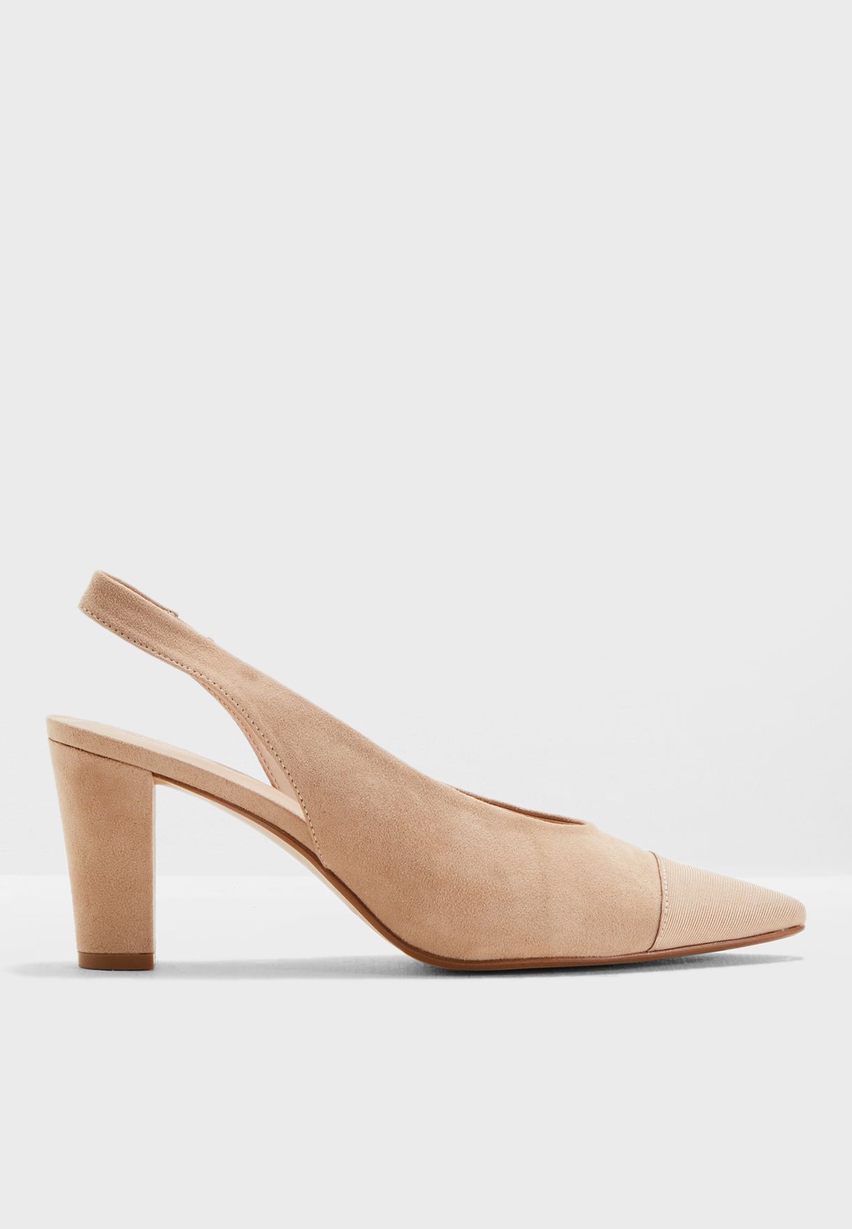 mango pumps beige