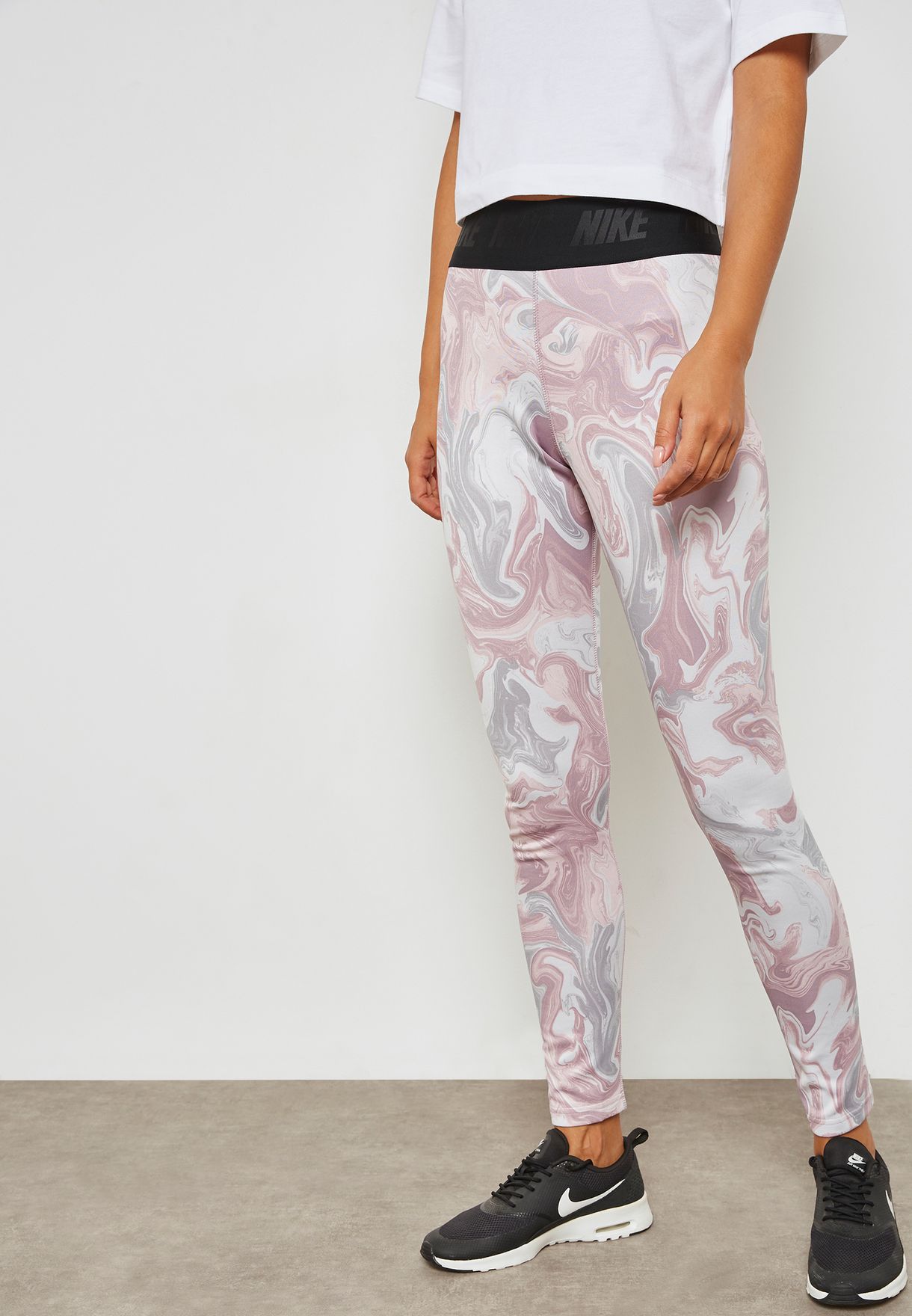 nike marble leggings