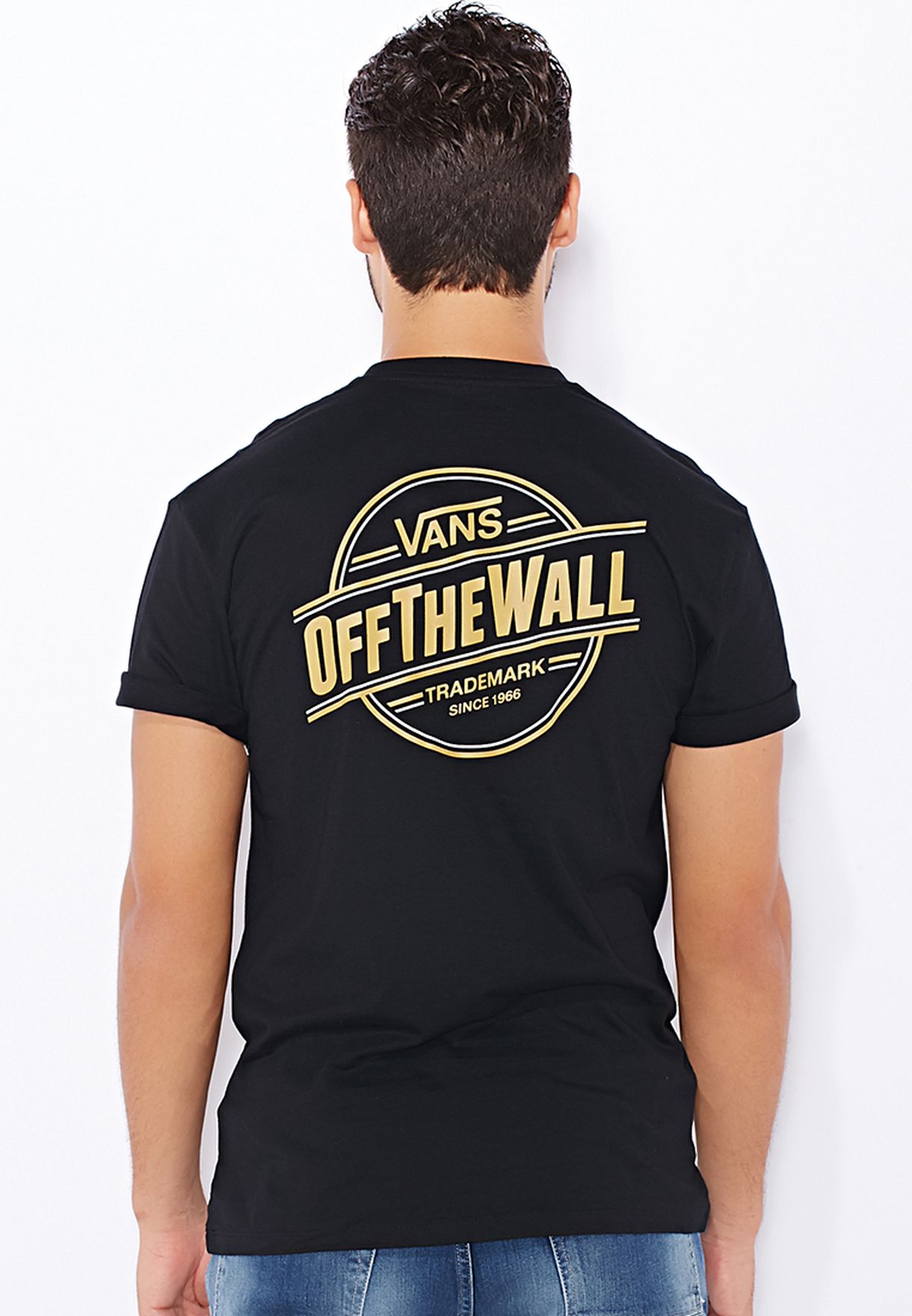 Buy Vans black Natural T-Shirt for Men 
